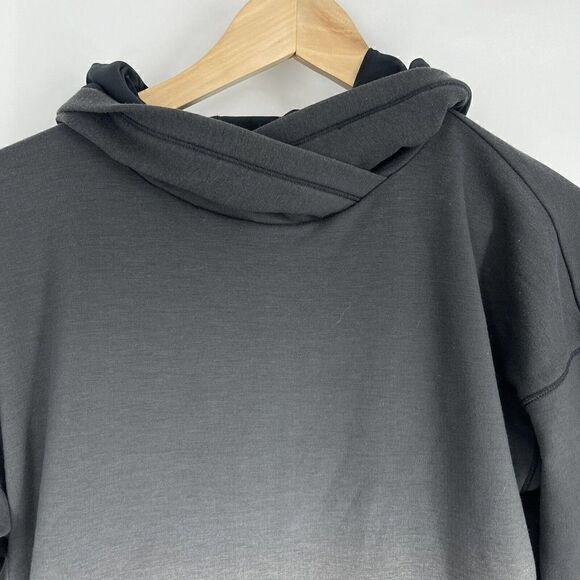 Calia Carrie Underwood Hoodie Size XS Womens Gray Effortless Dip Dye Ombre Shirt - Picture 2 of 12